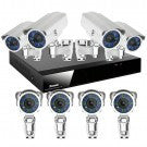 8CH H.264 960H DVR Security System with 8 700TVL Camera & 1TB HD