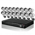 16CH H.264 960H DVR Security System with 16 700TVL Camera & 2TB HD