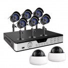 16CH H.264 960H DVR Security System with 8 700TVL Camera & 1TB HD