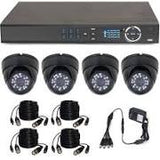 4 Channel Home Security Camera System & 4 Cameras