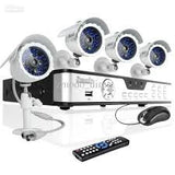 8 CH 720P NVR System with 8 IP Cameras