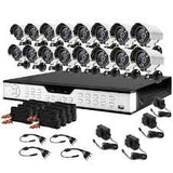 16CH CCTV Security System 1TB HDD & 16 600TVL Hi-Reso Cameras