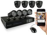 16 Channel 720p sPOE NVR system with 8 HD IP sPOE Cameras